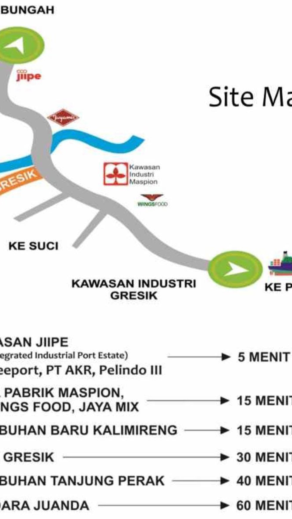 Dijual.756 m2 Gudang Manyar Mas Karimun Gresik - area Industri Fasilitas Jembatan Timbang dekat Pelabuhan JIIPE Gresik