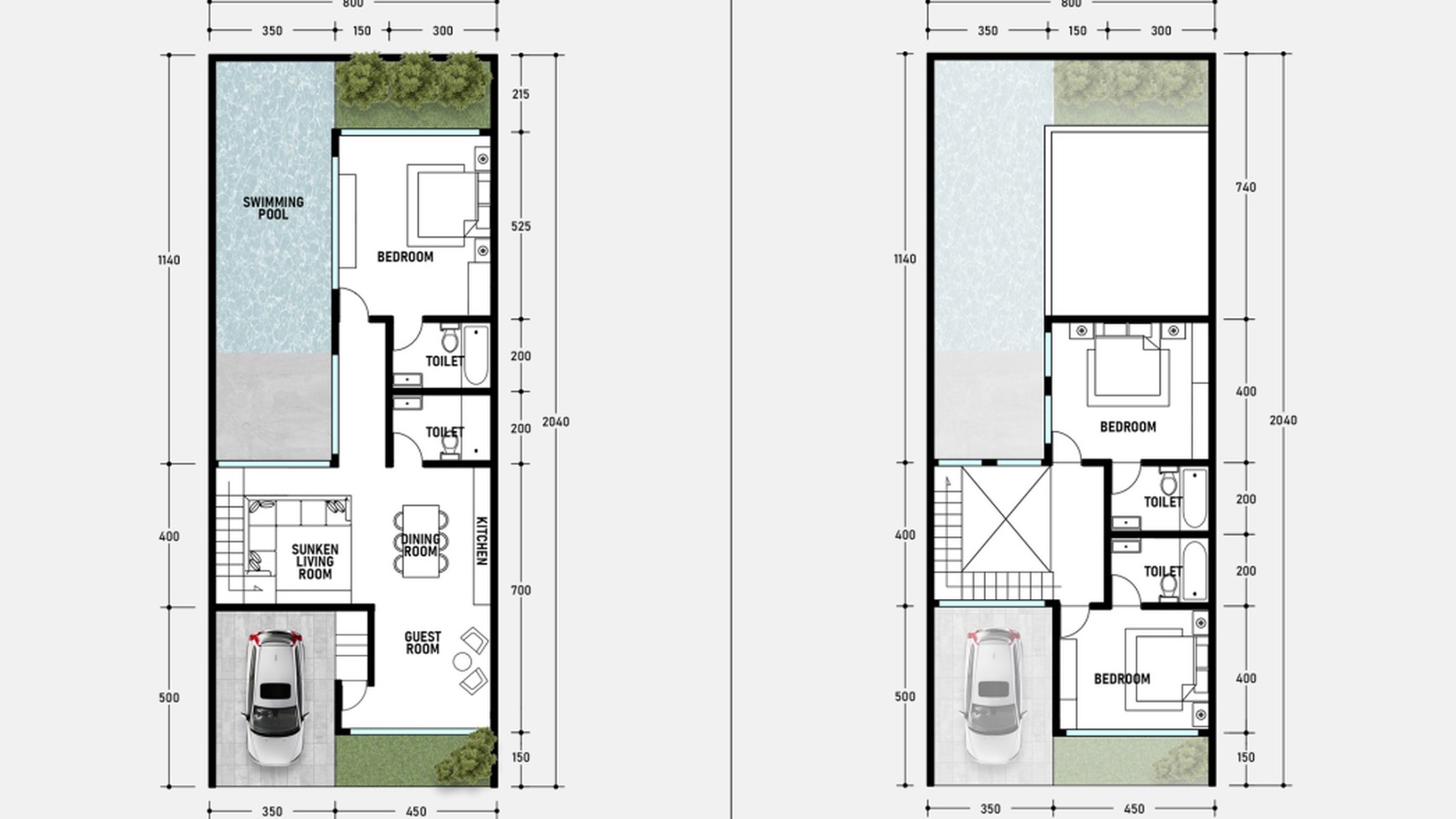 This villa 3 Bedrooms designed to maximize comfort and functionality in Balangan