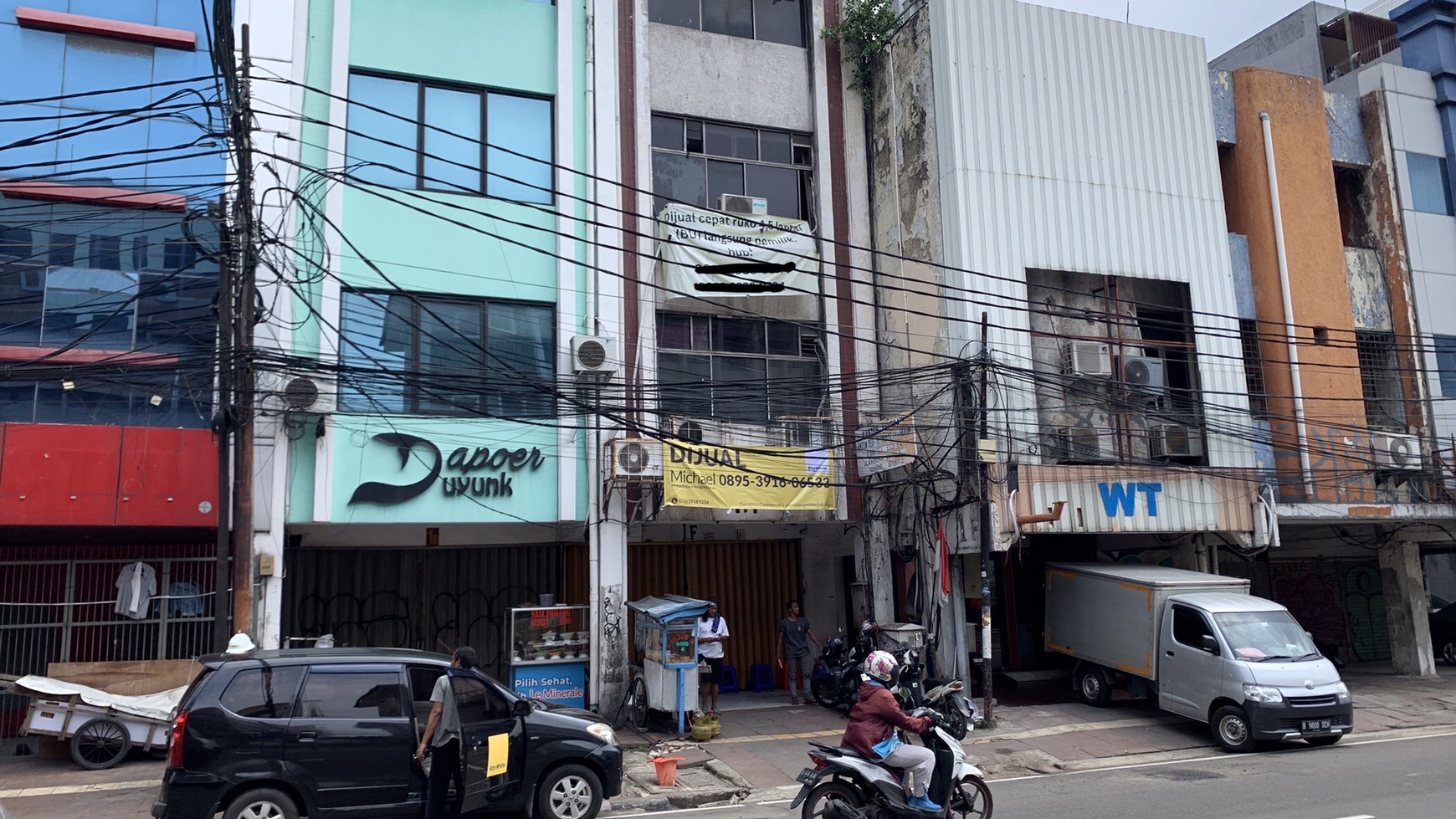 Dijual Ruko Lokasi Strategis Pinggir Jalan Utama Hasyim Ashari, Jakarta Pusat