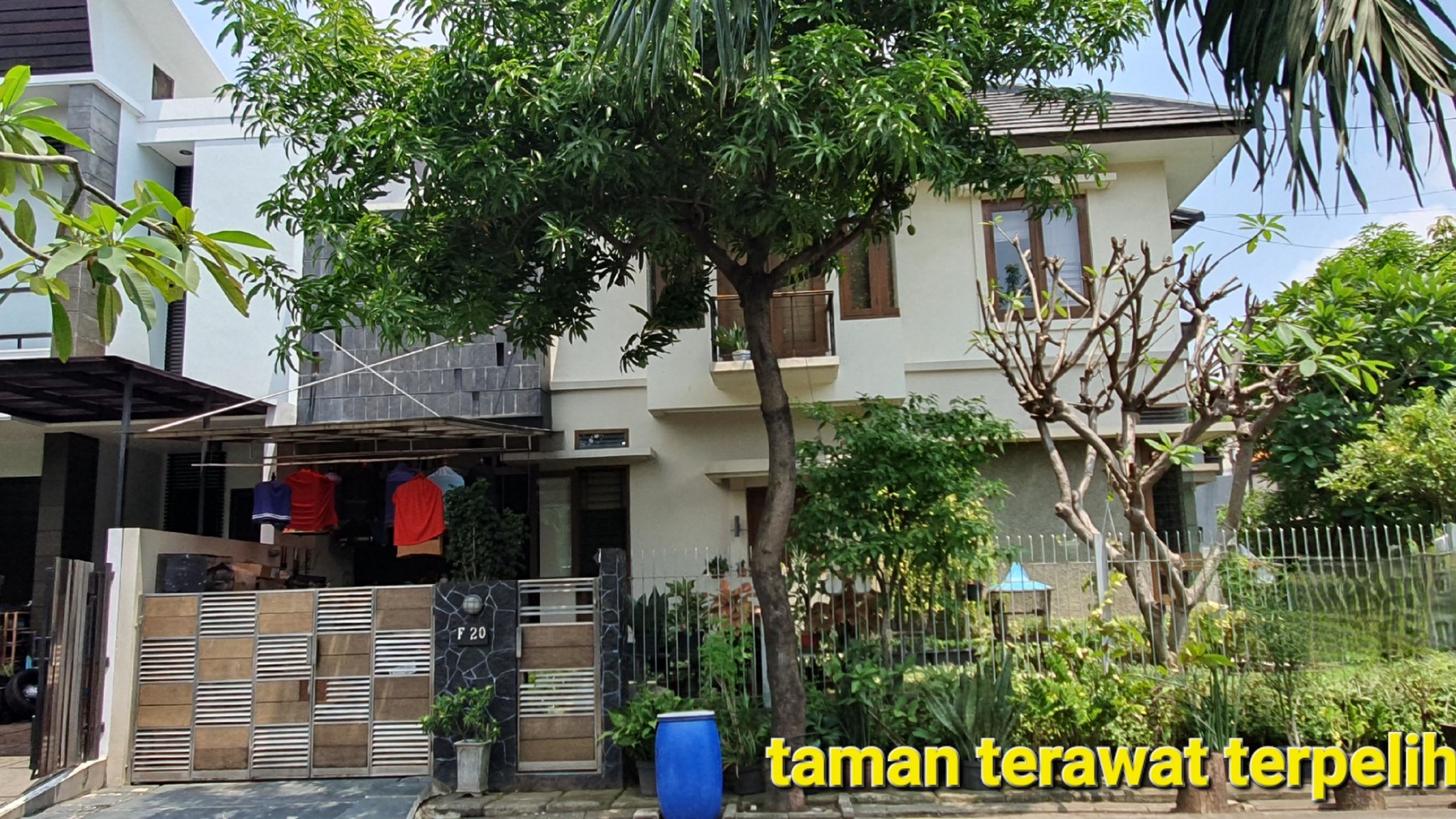 Rumah Gading Arcadia, Kelapa Gading, 14x15 m², fully furnished, hoek, asri & sejuk