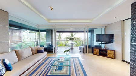 Leasehold - Oceanfront Luxury Serene 2 Bedroom Residence with Sunset Views in Canggu