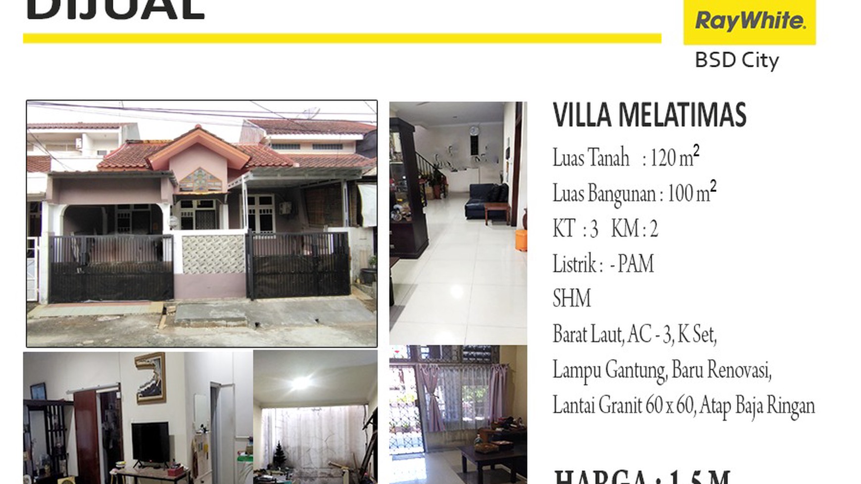 RUMAH SIAP HUNI DI VMM