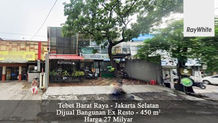 FOR SALE Gedung / Ruko Ex Resto Cafe Tebet Jakarta Selatan
