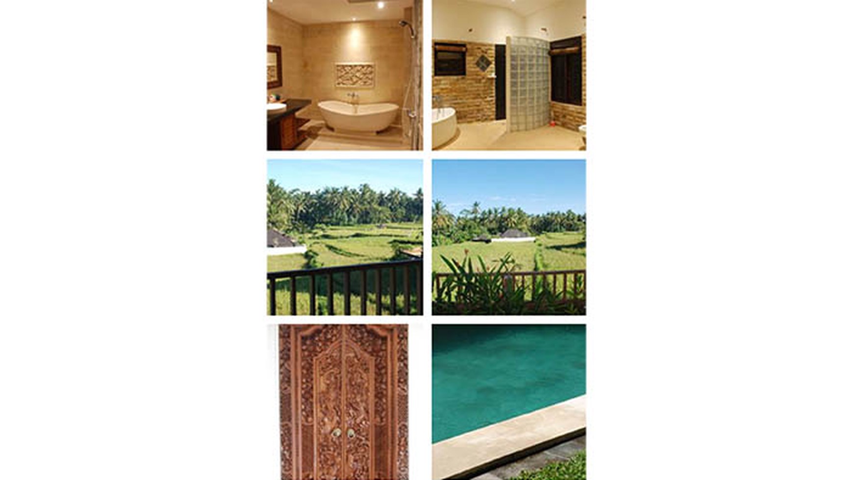 Villa Daun, Jl Tirta Tawar, Tegallalang, Gianyar Bali, Luas 505m2