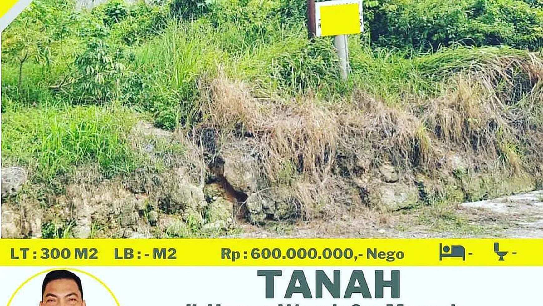 Dijual Tanah komersial di Kedamaian