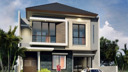 dijual rumah minimalis baru modern di citraland utama