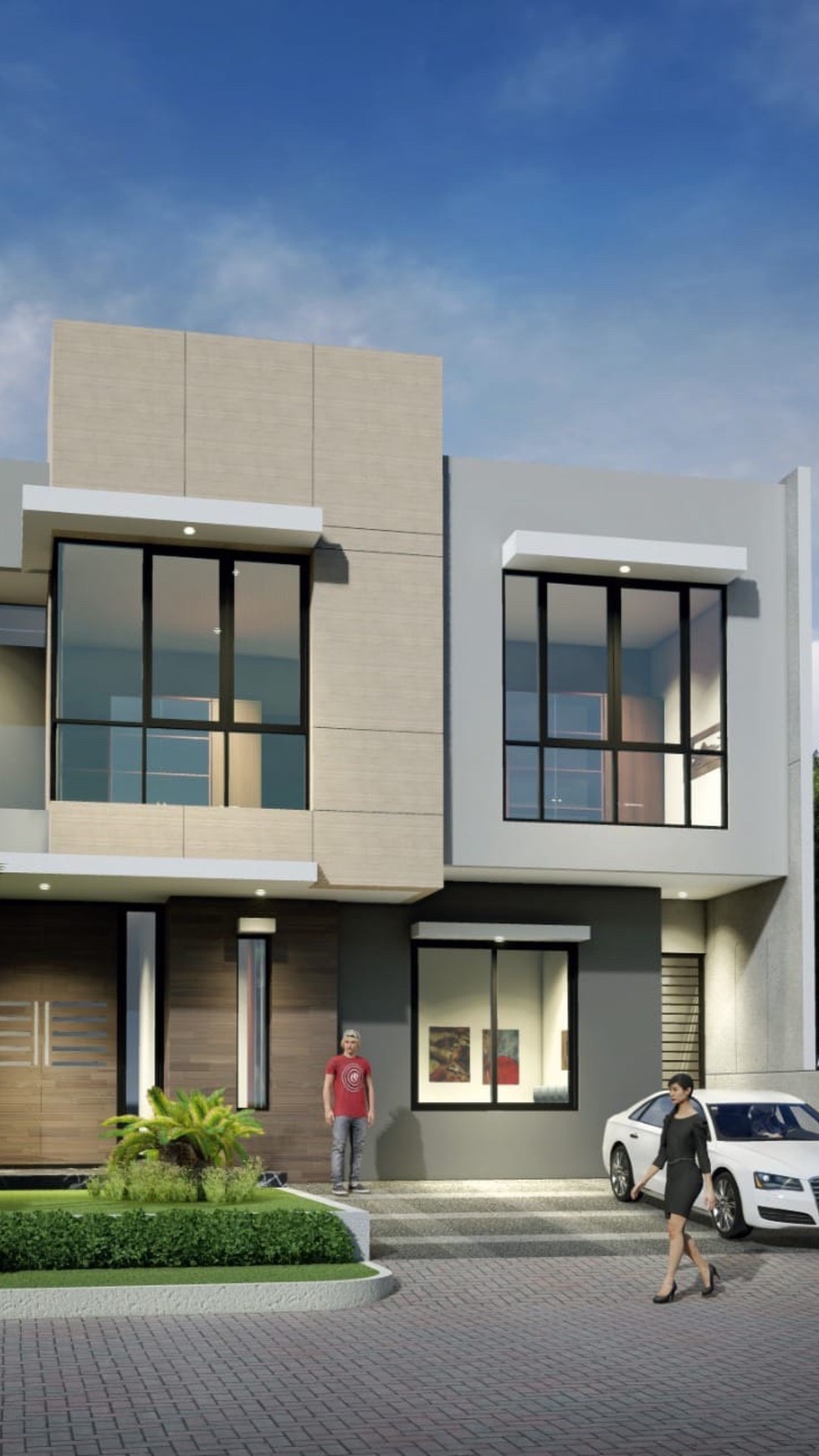 dijual rumah baru gress modern minimalis citraland utama