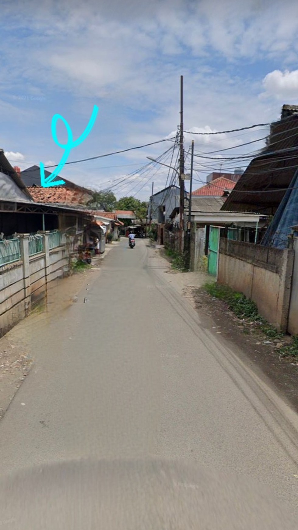 Tanah Jl Sakura Tanjakan, Jatibening Pondok Gede Bekasi Luas 480m2