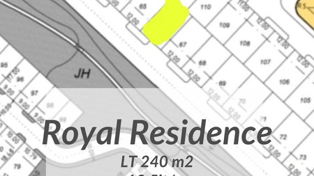 dijual kavling raya royal residence luar cluster second road