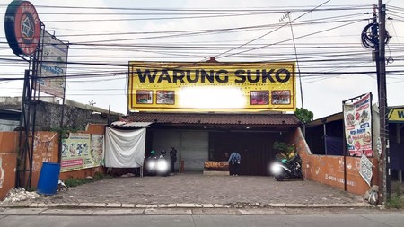 Rumah cocok untuk usaha di Raya Sukodono Sidoarjo, Nol Jalan Raya tembus sampai gang belakang !!!
