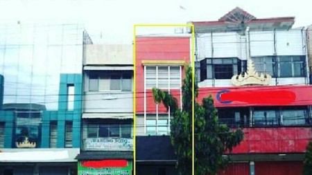 Ruko 3 Lantai dengan tanah luas dibelakang di Jalan RA Kartini Bandarlampung