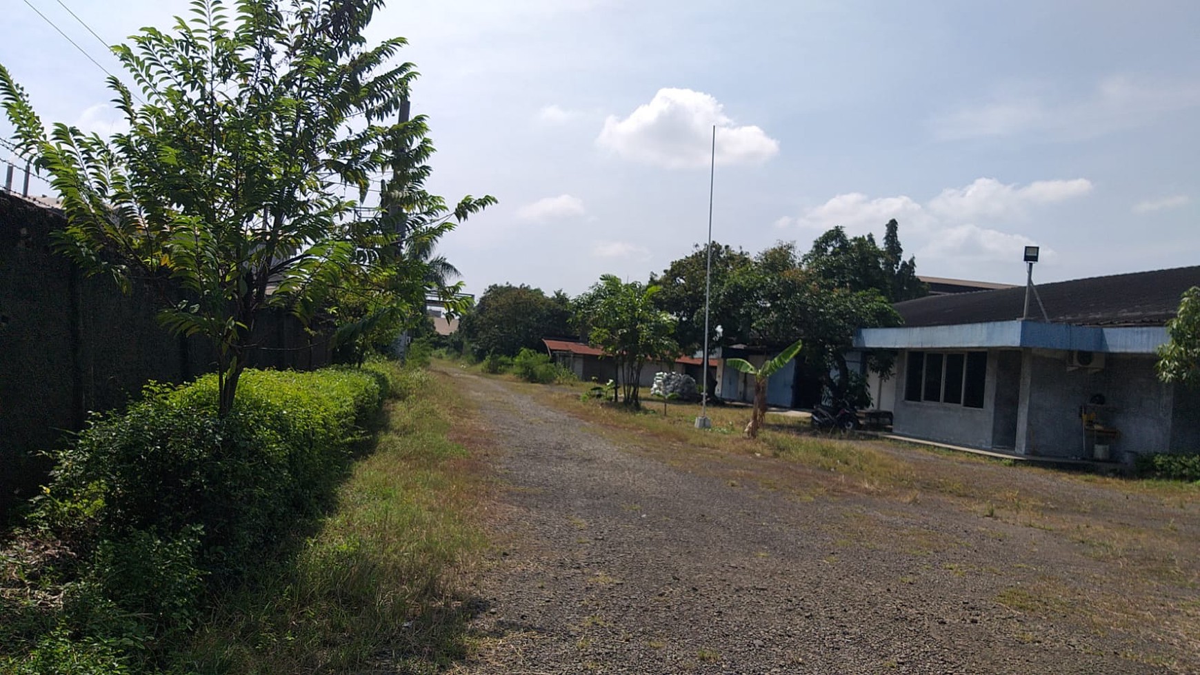 Dijual Tanah berikut bangunan pabrik di Pasar Kemis, Tangerang