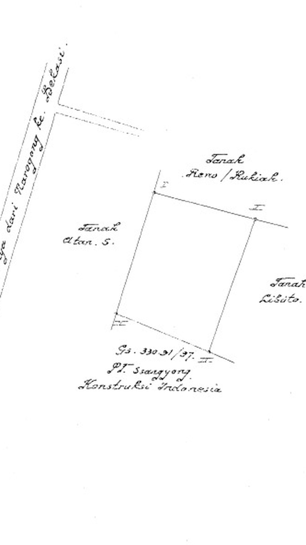  Lahan 2.6 Hektar Murah di Jl. Raya Narogong Raya  