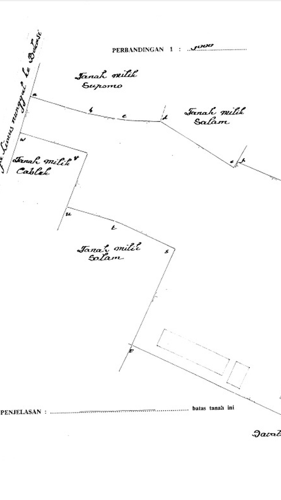  Lahan 2.6 Hektar Murah di Jl. Raya Narogong Raya  