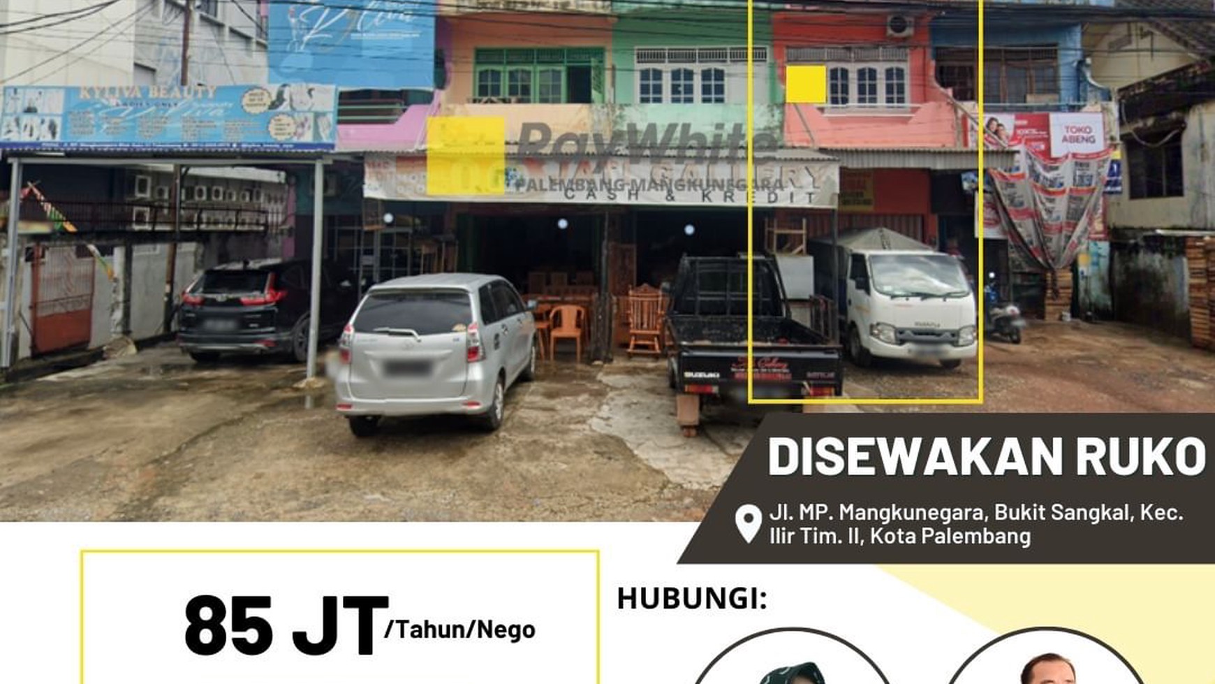 Disewakan Ruko strategis di Palembang