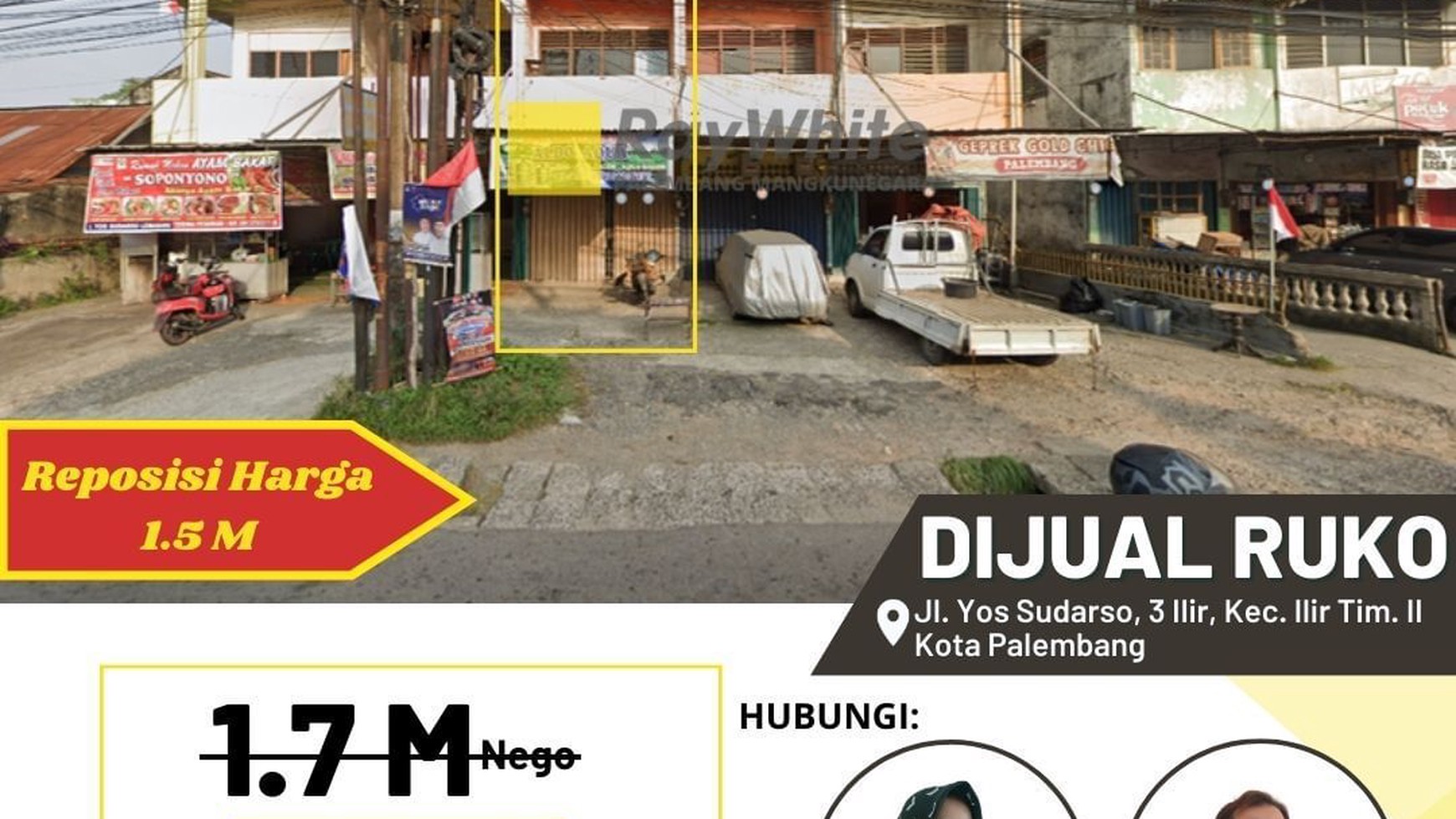 Dijual Ruko Murah dan strategis di Palembang