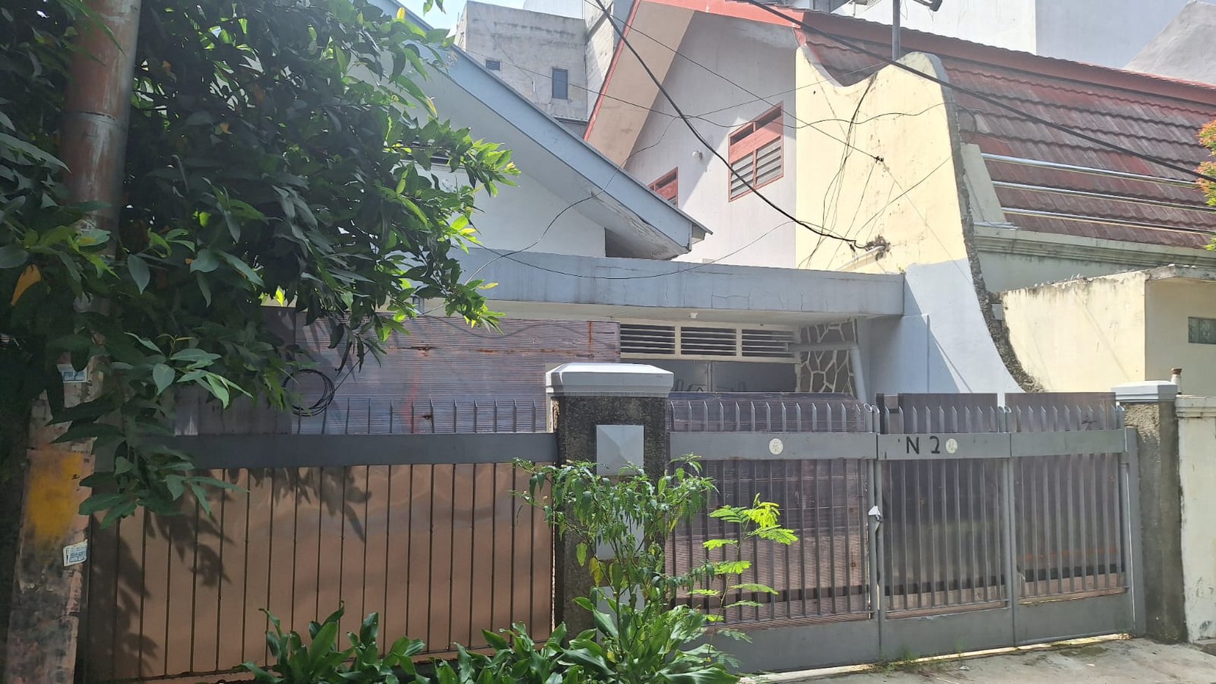 Rumah tua 1 lantai hitung tanah di Petojo Barat  Duri Pulo Jakarta Pusat