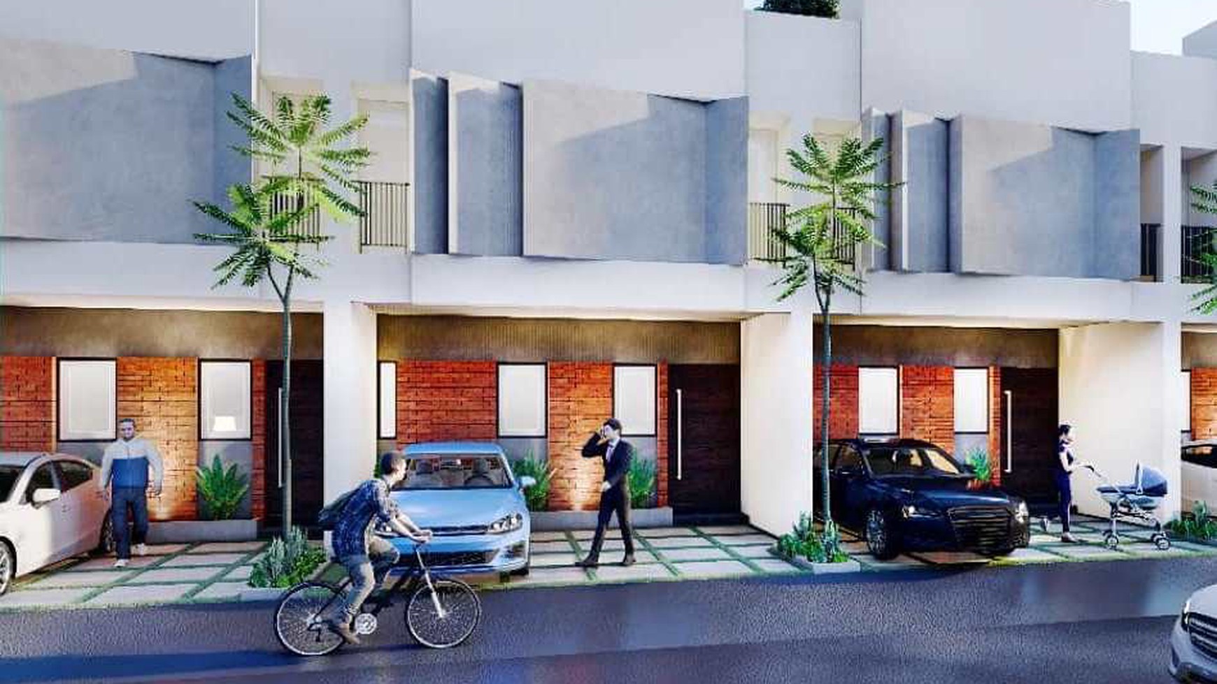 Rumah Brand New Minimalid dalam Cluster Keamanan 24 Jam.