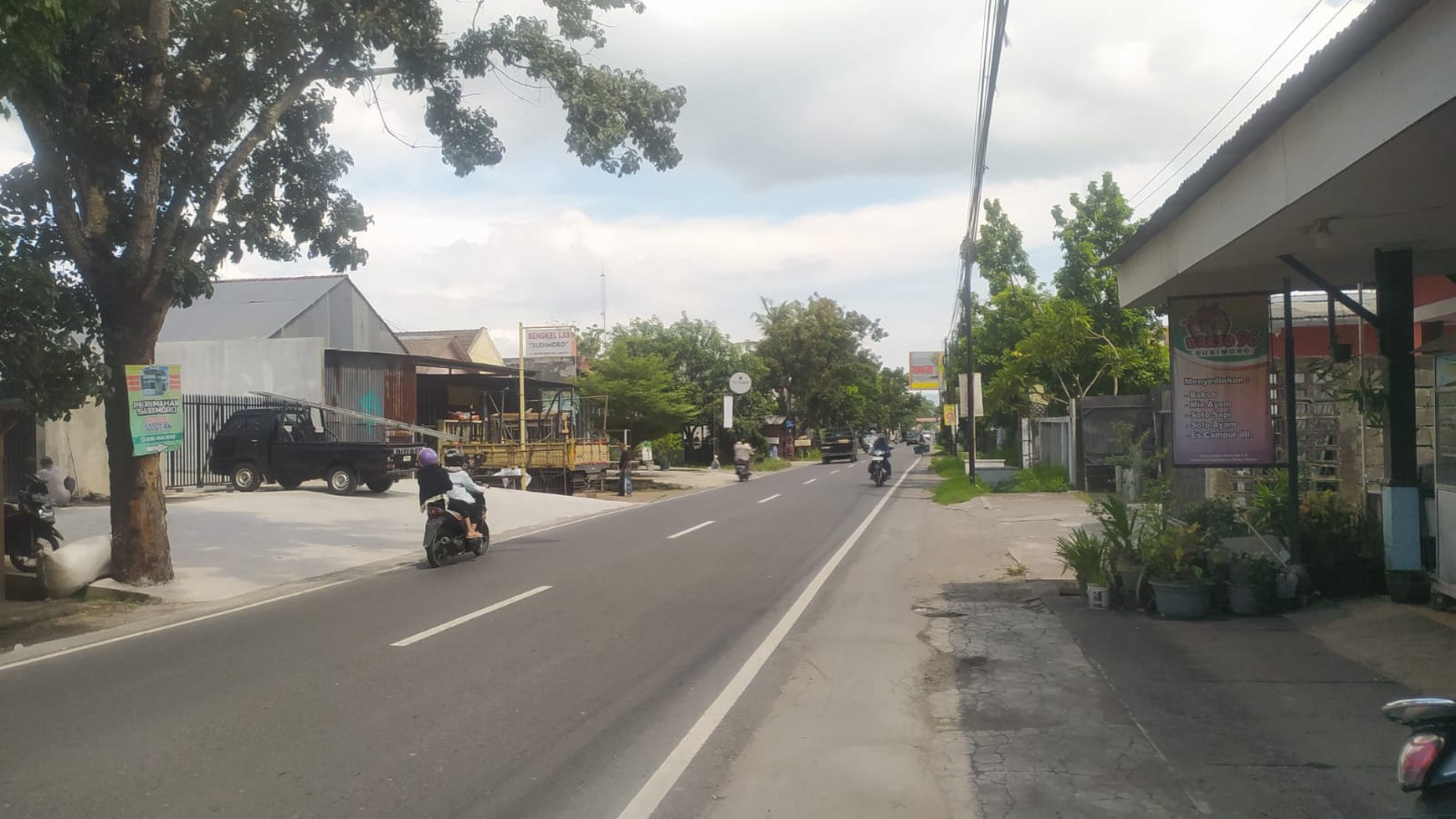 Tanah Pekarangan Luas 3400 Meter Persegi Lokasi Strategis di Daerah Bibis Bantul 