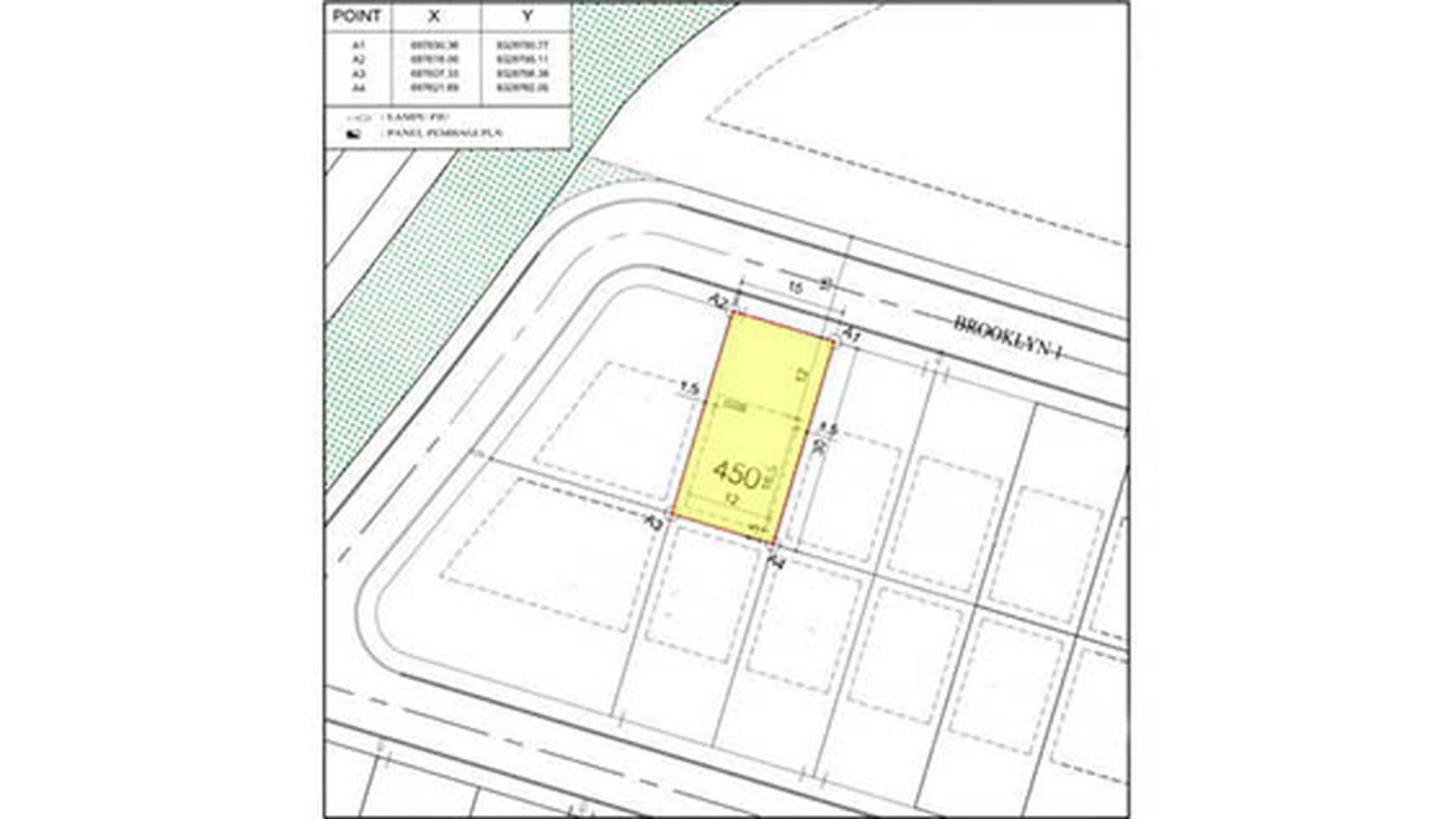 Kav. Komersial Brooklyn, PIK Luas 450m2