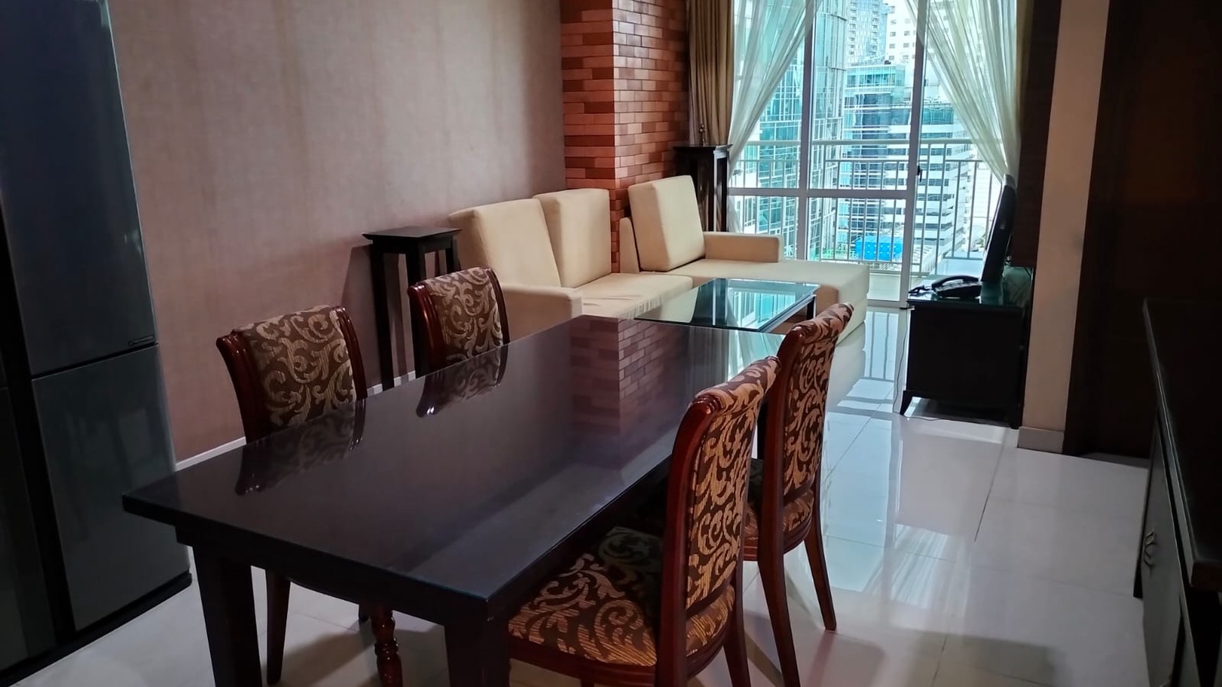 Apartemen Denpasar Residence, Tower Kintamani 2 + 1 Bedroom, Di Atas Mall Kuningan City, Siap Huni 