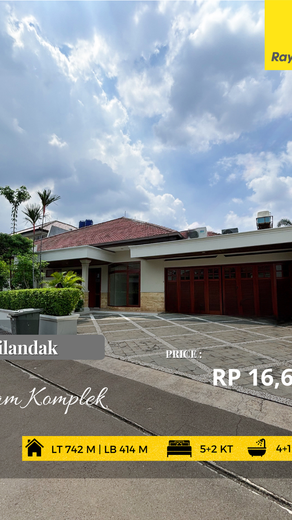 RUMAH DENGAN DESIGN STYLE CLASSIC DI KAWASAN CILANDAK, JAKARTA SELATAN