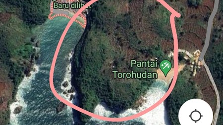 Tanah Luas 15554 Meter Persegi di Lokasi Pantai Ngrenehan Gunung Kidul 