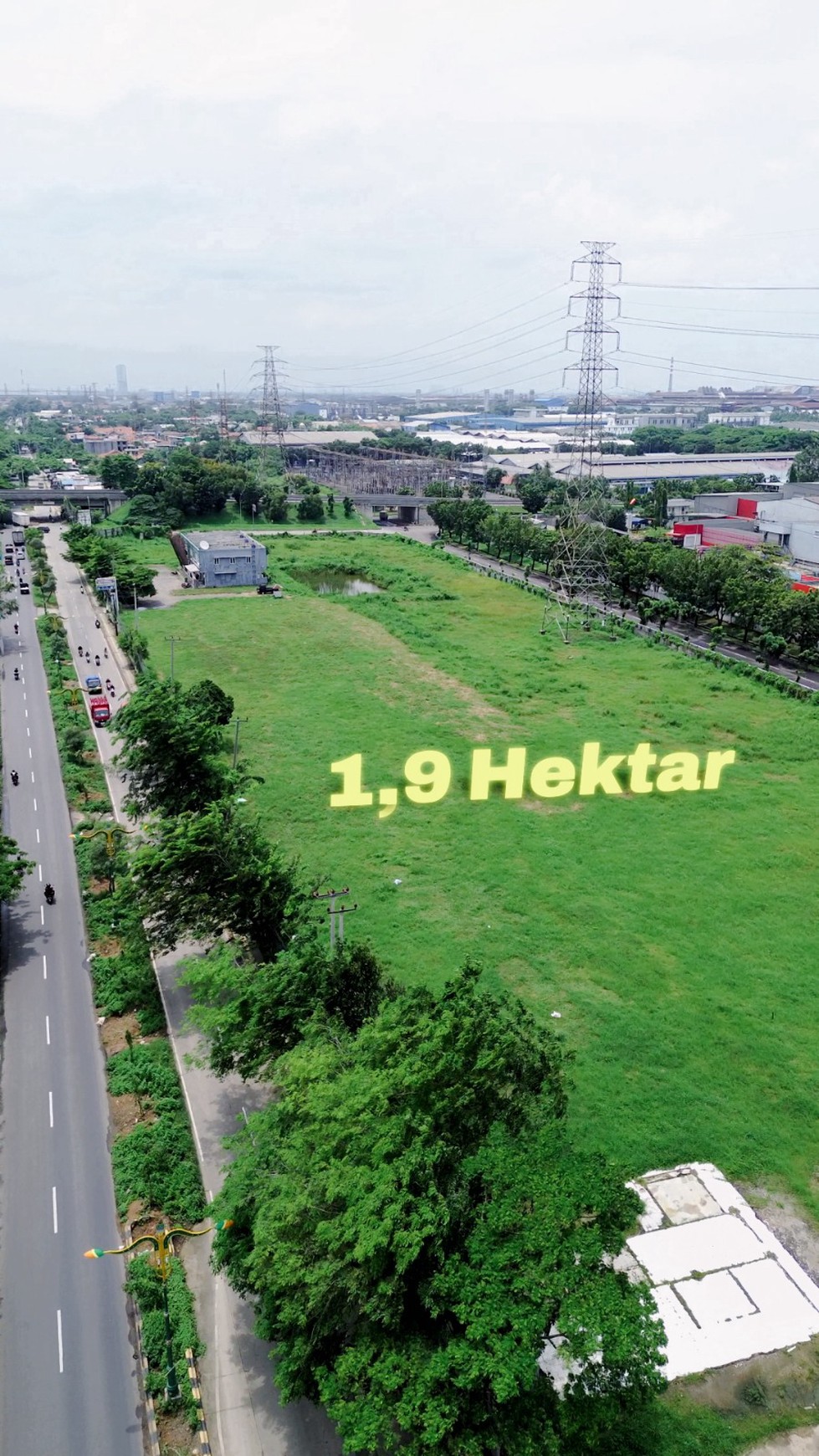 Tanah Komersil 1.9Ha Jababeka 7juta/m2, Cikarang 