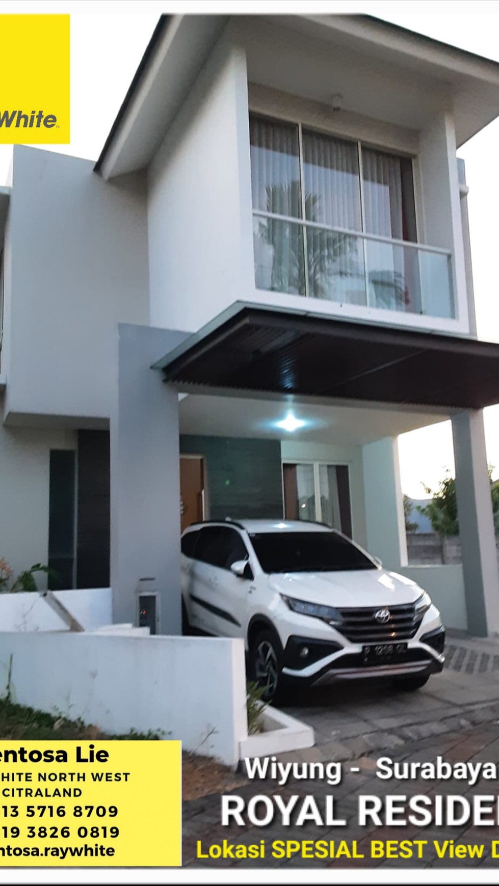 View DANAU Rumah Royal Residence Surabaya SPESIAL 4 Kamar Tidur SEMI Furnished