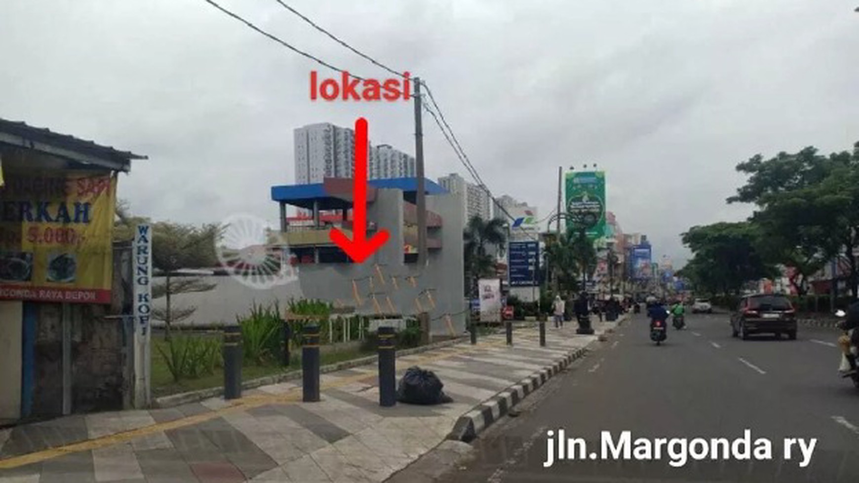 Tanah Komersil 4650m2 di Jl. MARGONDA RAYA Lokasi SUPER, DEPOK