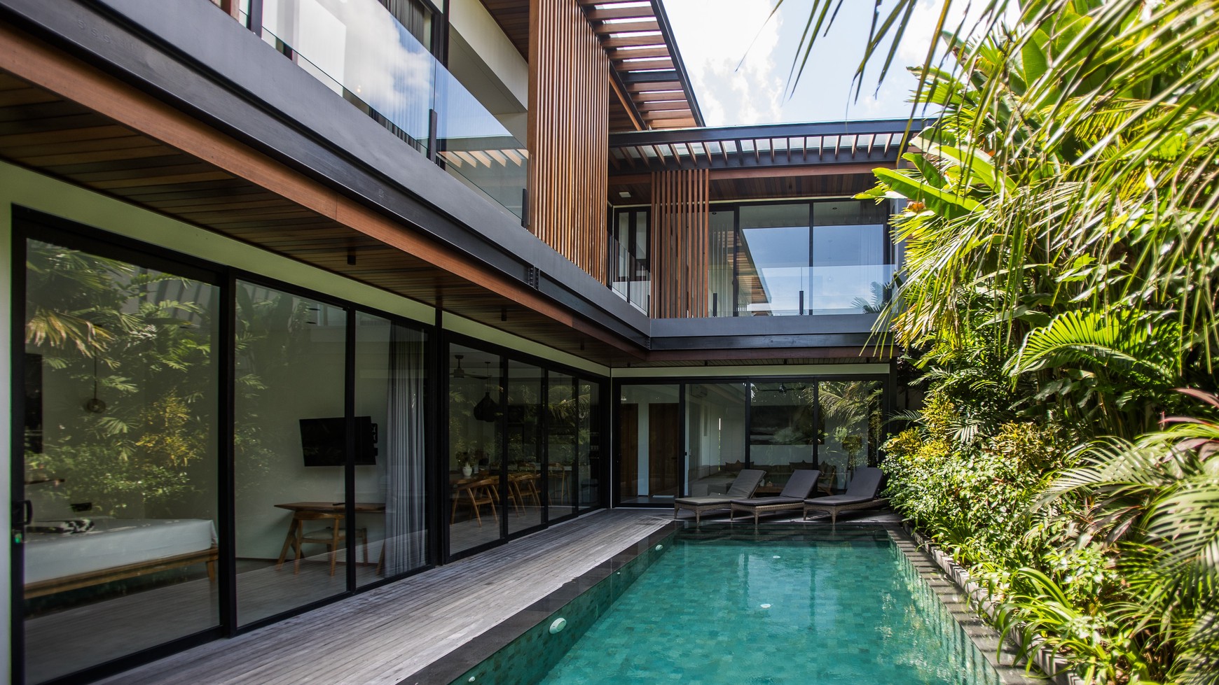 Leasehold brand new modern  villa 5 bedroom with good ROI with view jungle, Canggu