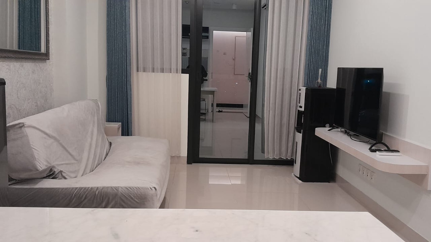 Dijual Apartemen VERTU tipe 1 Bedroom Full Furnished Akses Ciputra World Mall Surabaya Barat