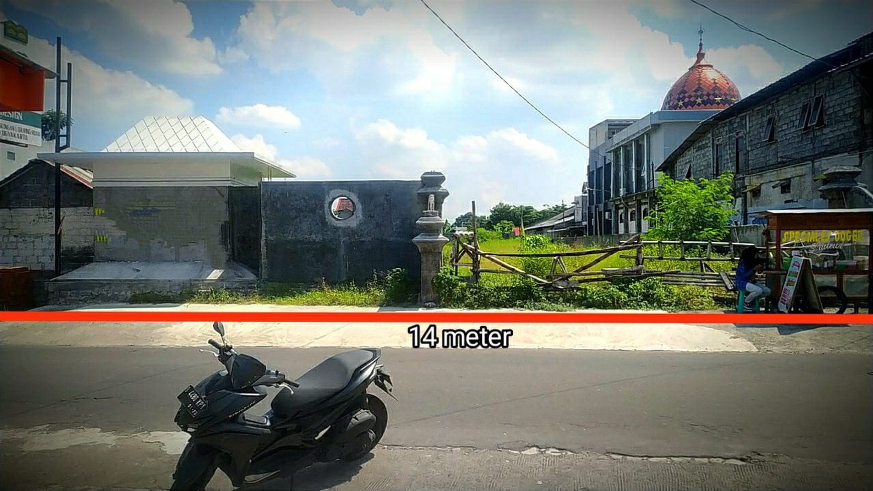 Disewakan Tanah Seluas 1271 Meter Persegi Lokasi Strategis di Anggajaya Condong Catur 