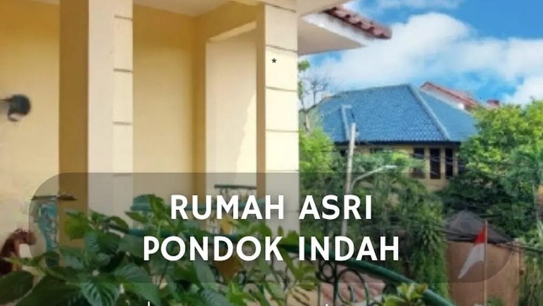 Turun harga! jual cepat rumah terawat Pondok indah 