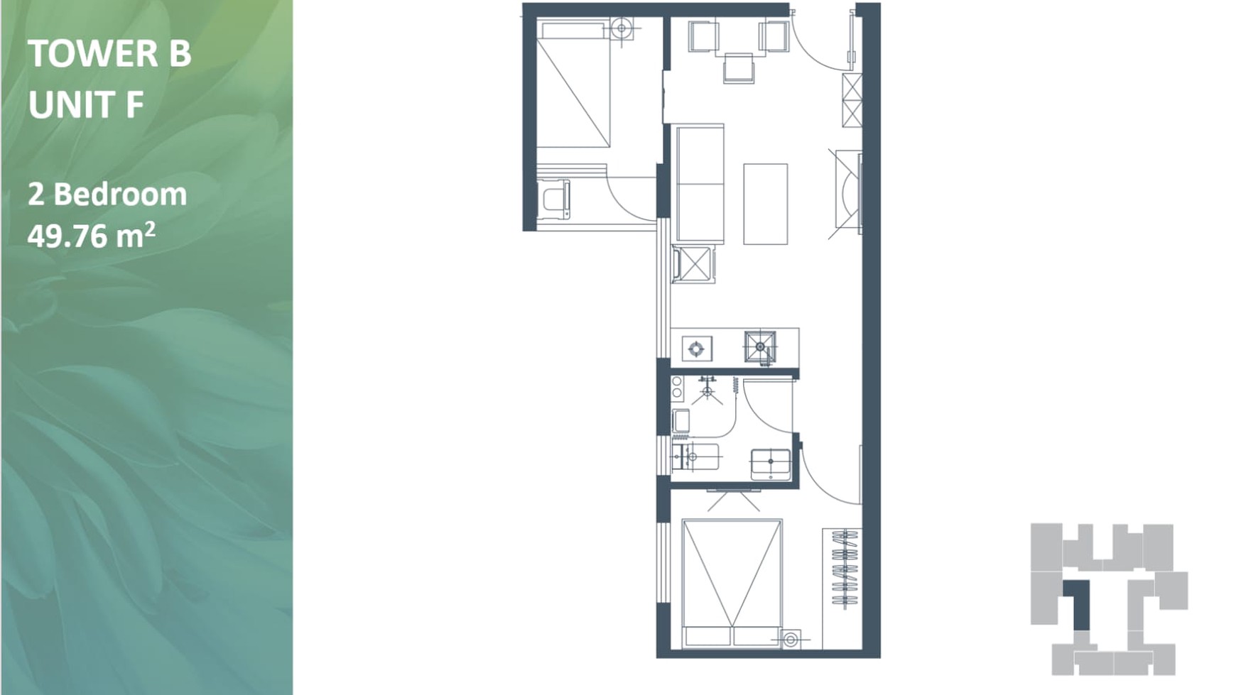 APARTEMEN MEIKARTA - TOWER NORTHVIEW  ( 50322)