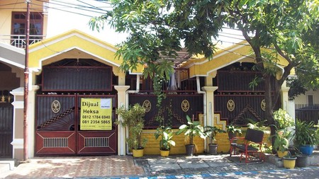 Rumah di Pondok Maritim Indah Surabaya Barat, SHM, Bagus + Terawat - HS -