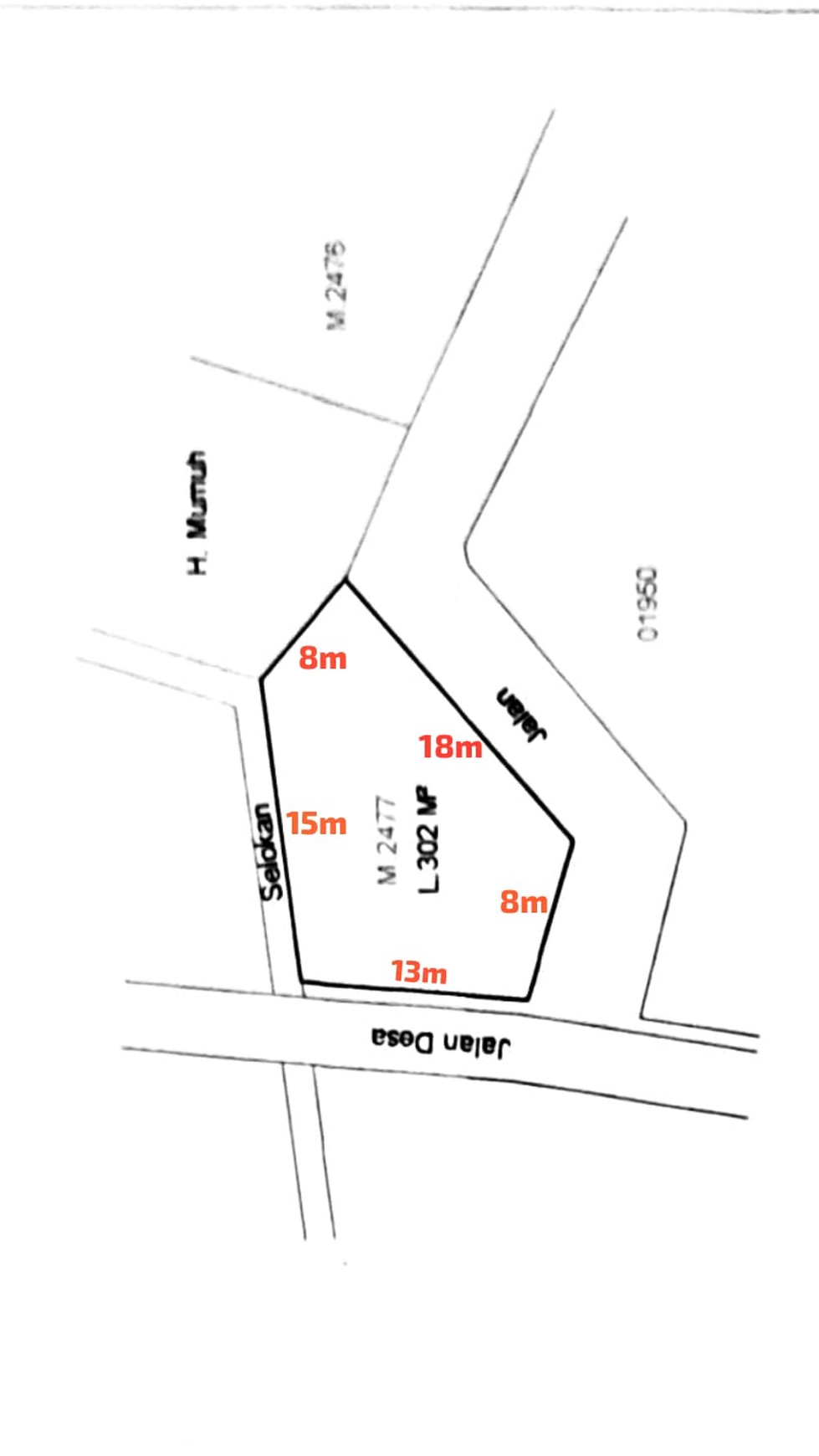 Dijual Tanah Lokasi Strategis di Pinggir Jalan Dekat  Kodim Cibinong 