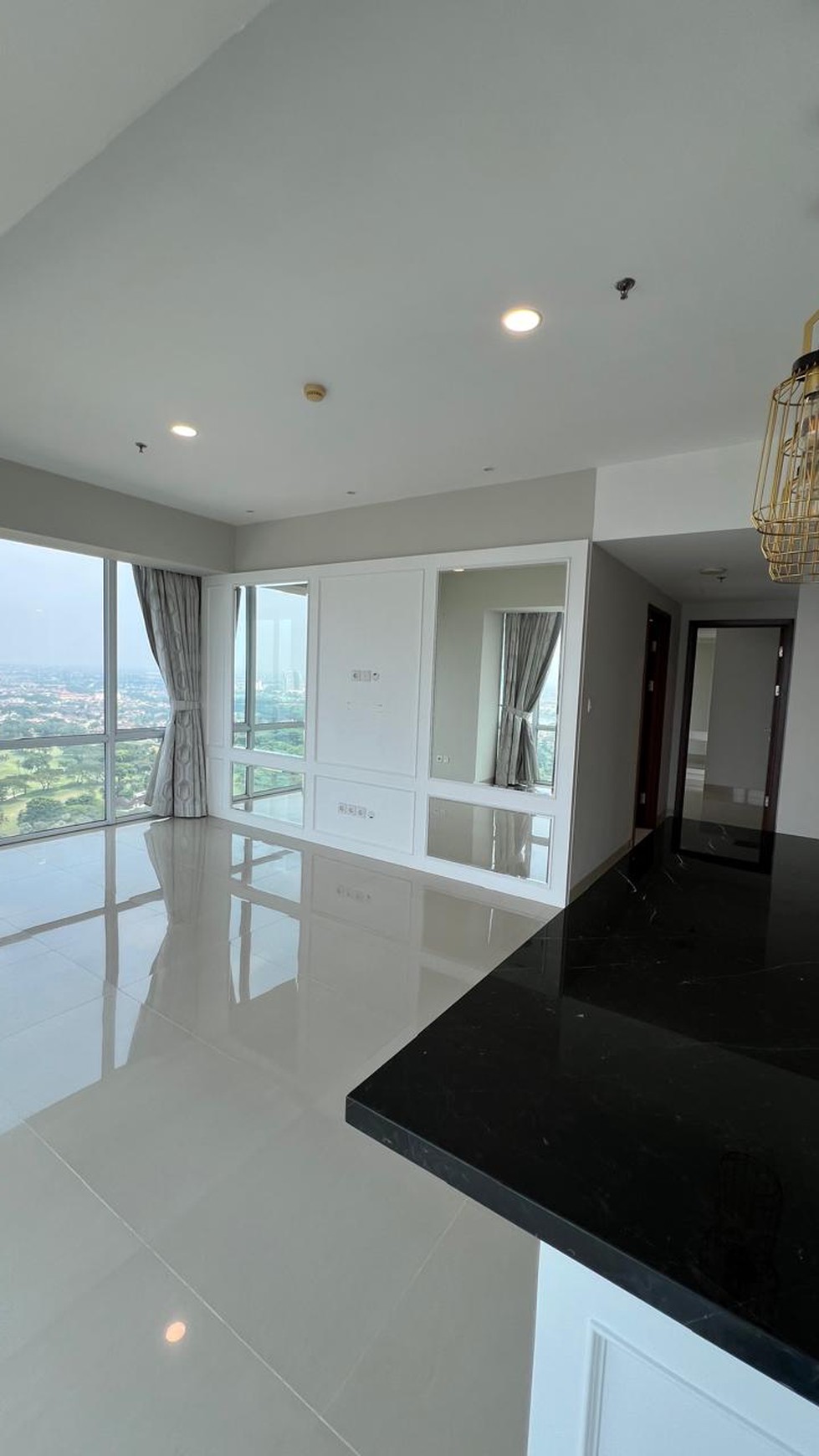 Dijual apartemen U- Residence  Tower 3 view golf,semi furnish  dan siap huni