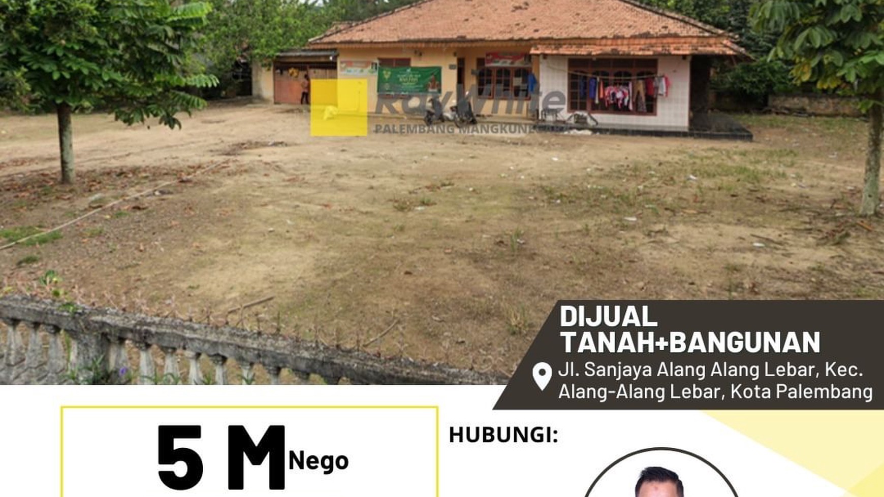 DIJUAL TANAH DAN BANGUNAN 