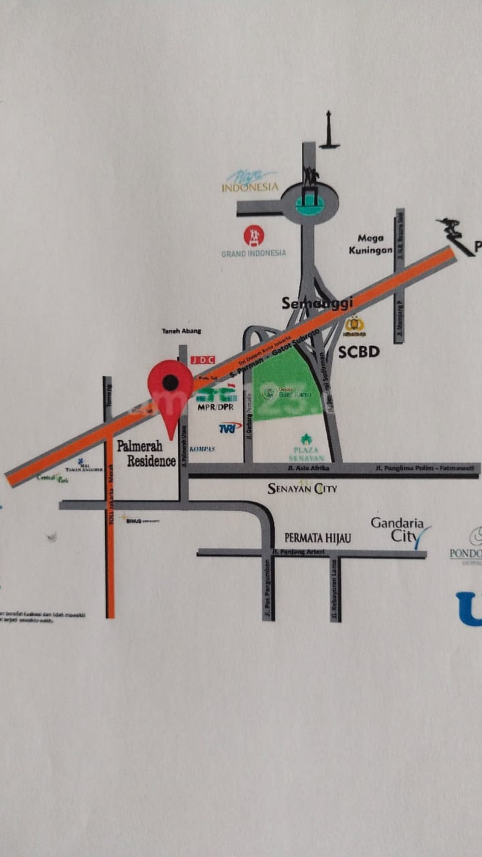 Rumah Hitung Tanah Area Cipete