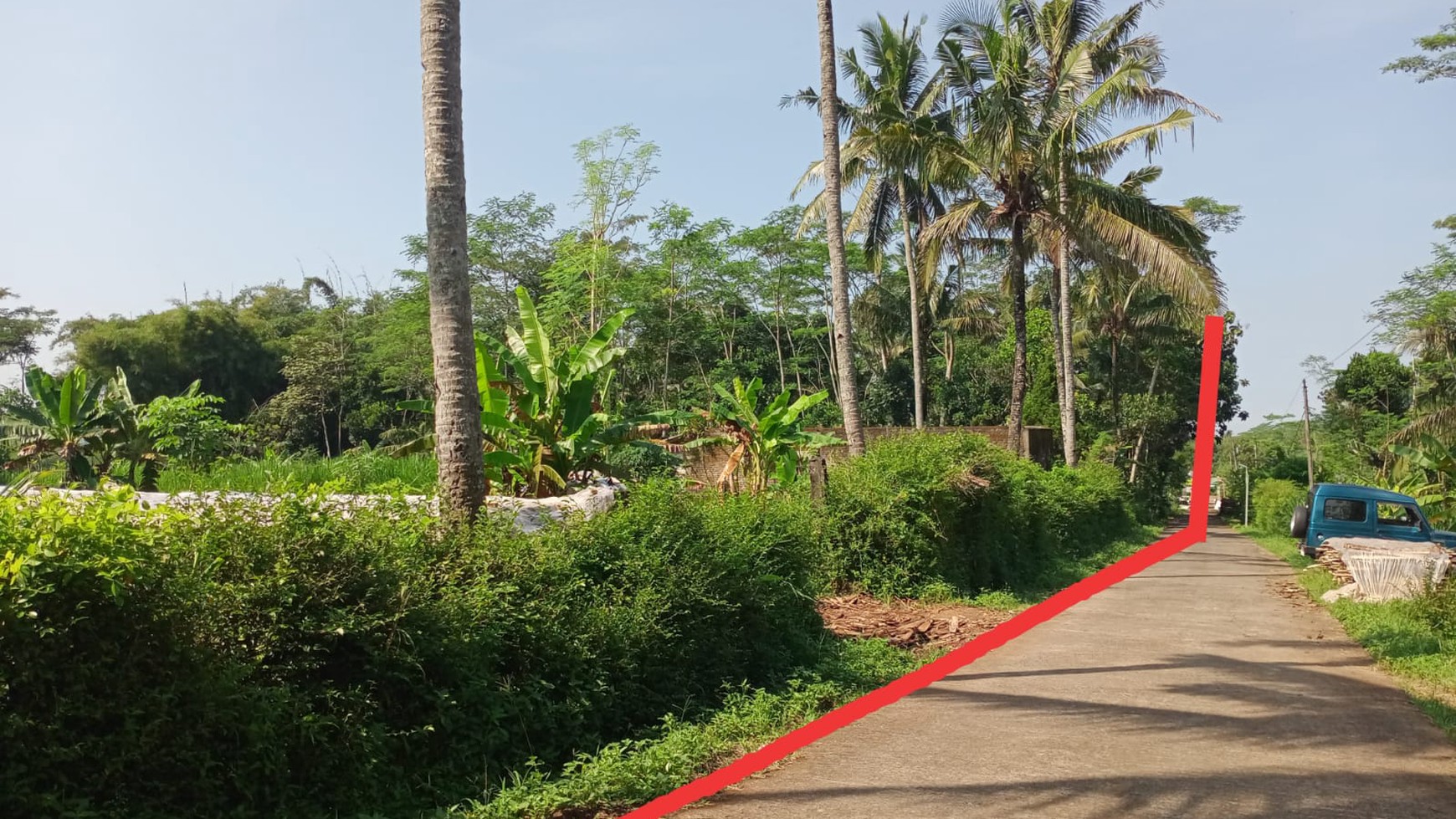 Tanah Pekarangan Luas 6575 Meter Persegi Lokasi Kaloran Temanggung 