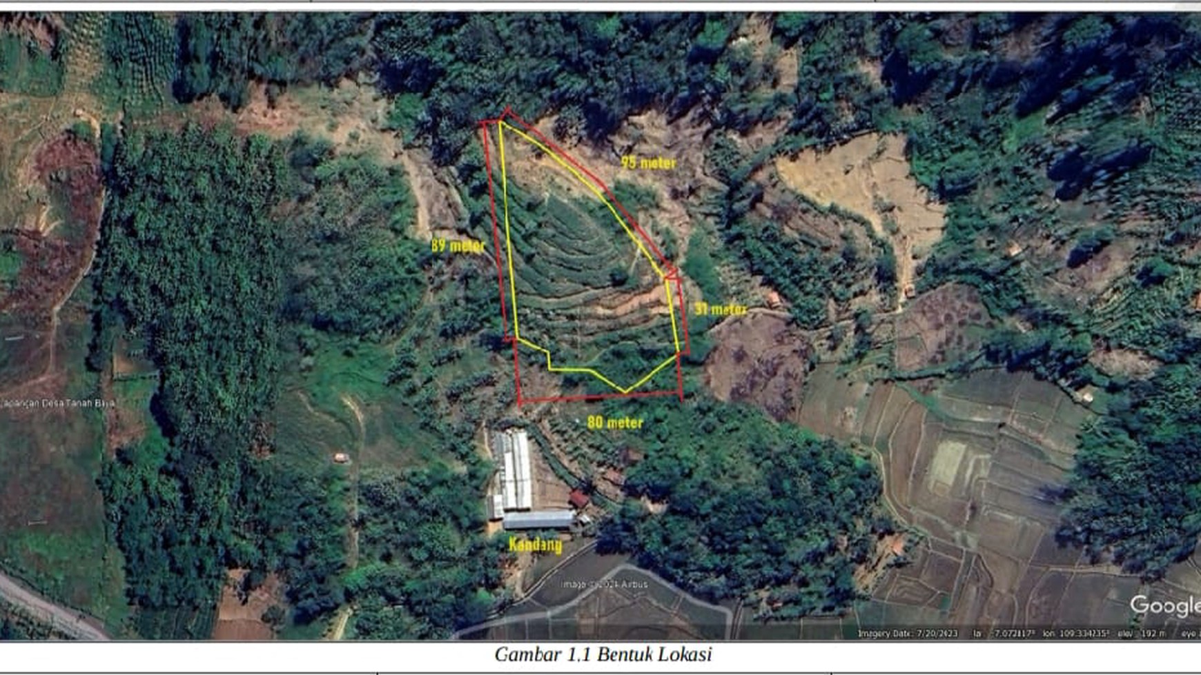 Tanah Kebun cocok untuk pertanian dan perkebunan 