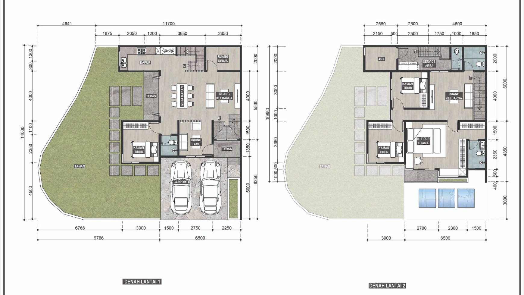 Rumah Hitung Tanah Area Cipete