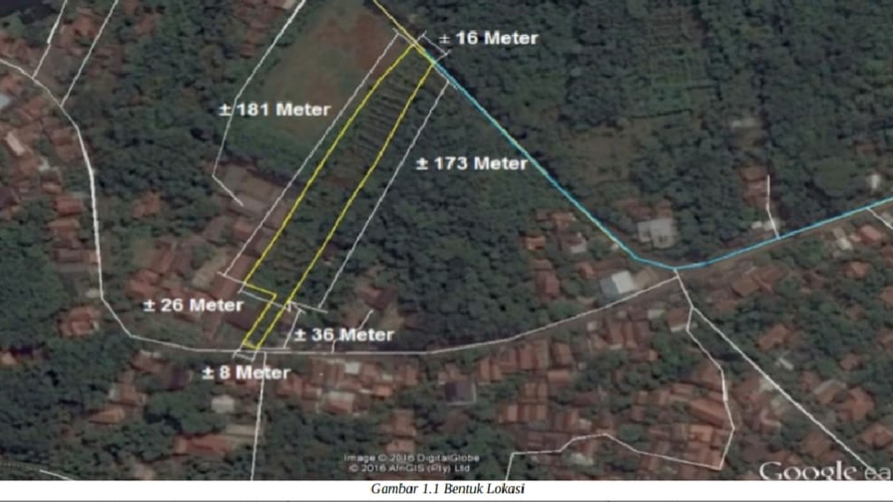 Tanah Kosong Bekas Kebun Desa Tegal Datar Kawasan Hutan Produksi