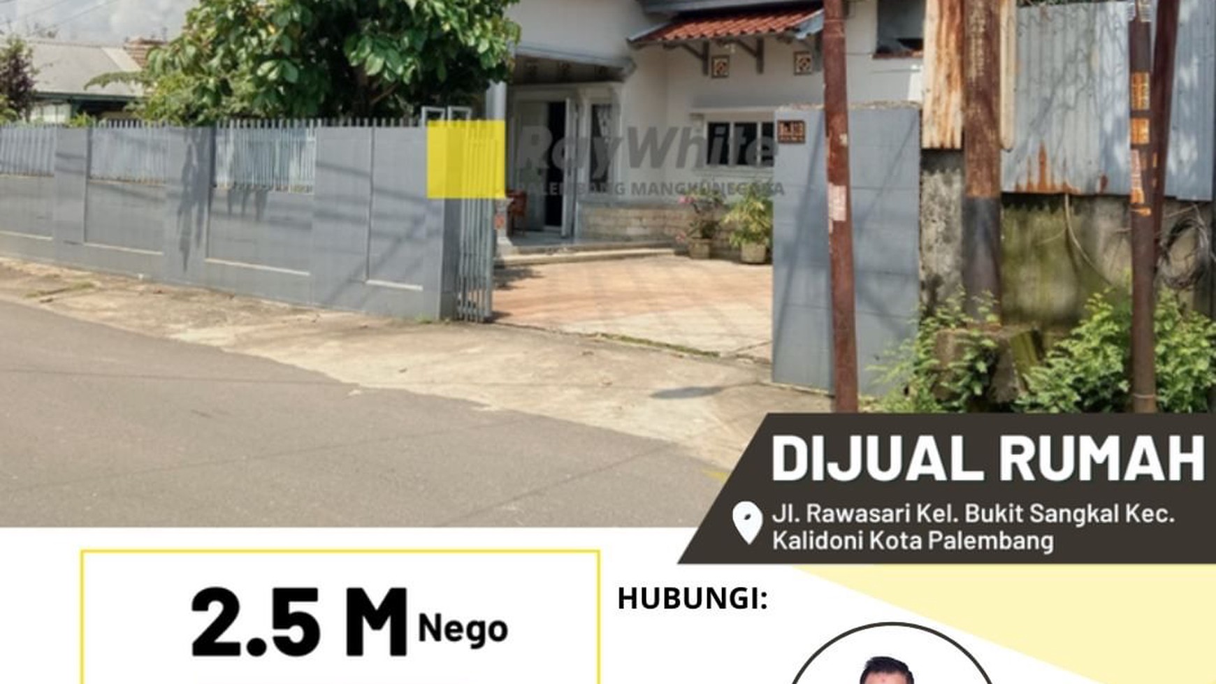 Dijual rumah di tengah kota 