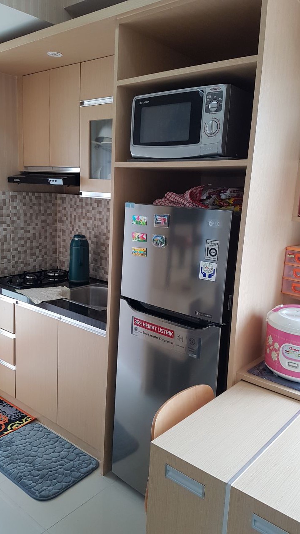 Apartment Parahyangan Residence Lantai 23, 2 BR Siap Huni