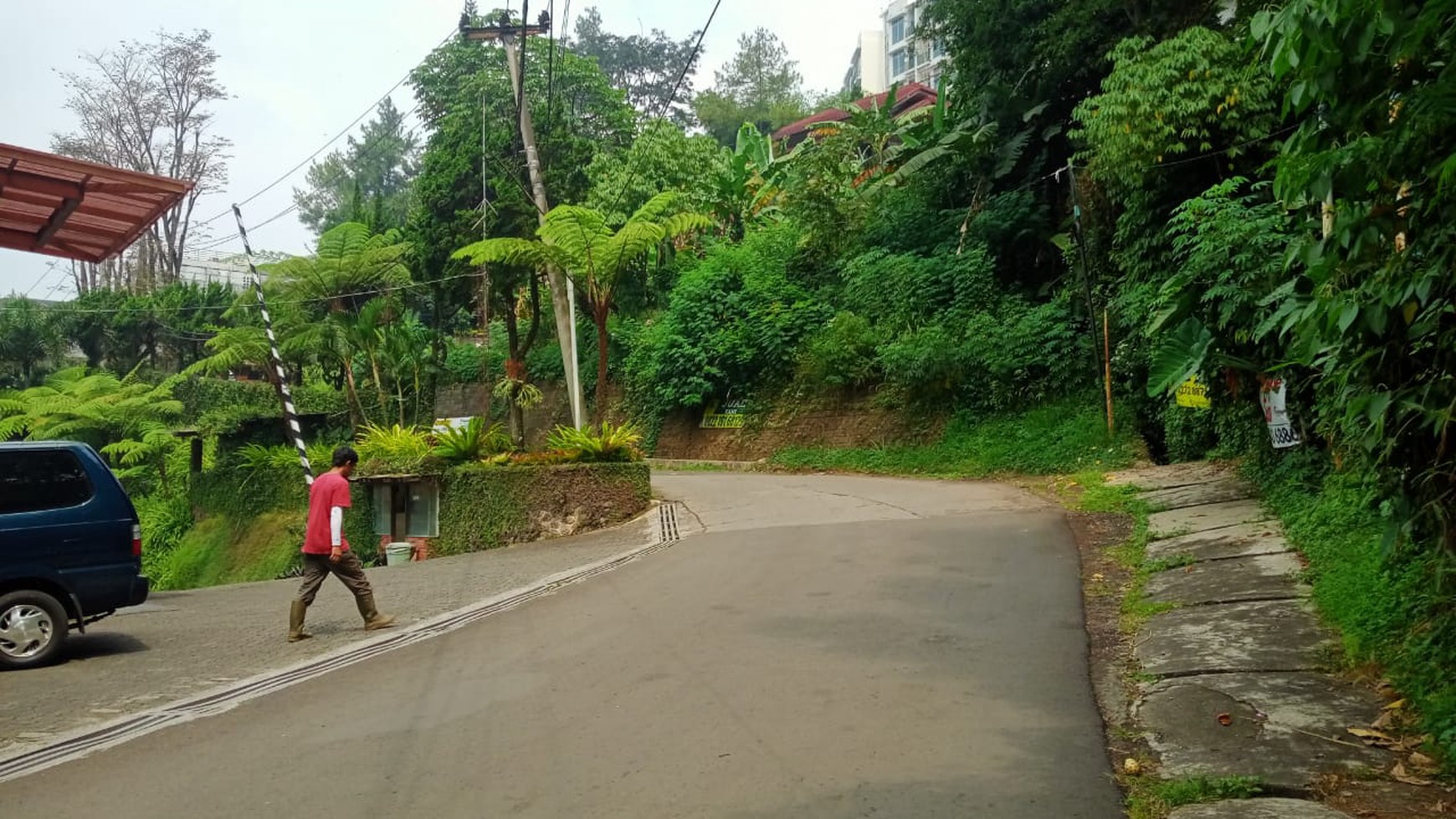 Tanah Siap Bangun Up Slope di Komplek Cipaku Indah