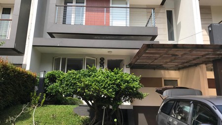 Rumah  Cluster di  rancamaya bogor full furnised