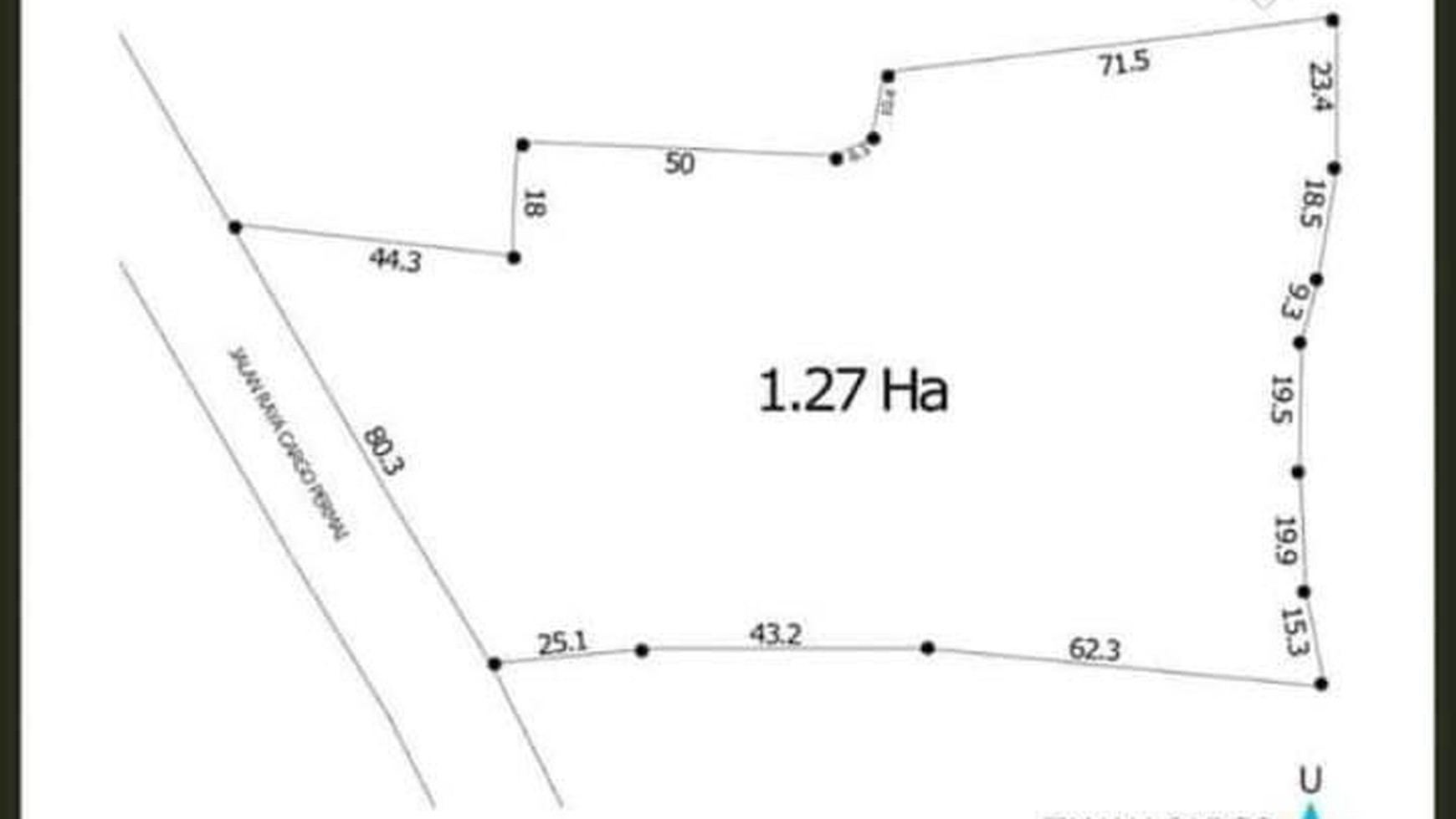 Rumah Hitung Tanah Area Cipete