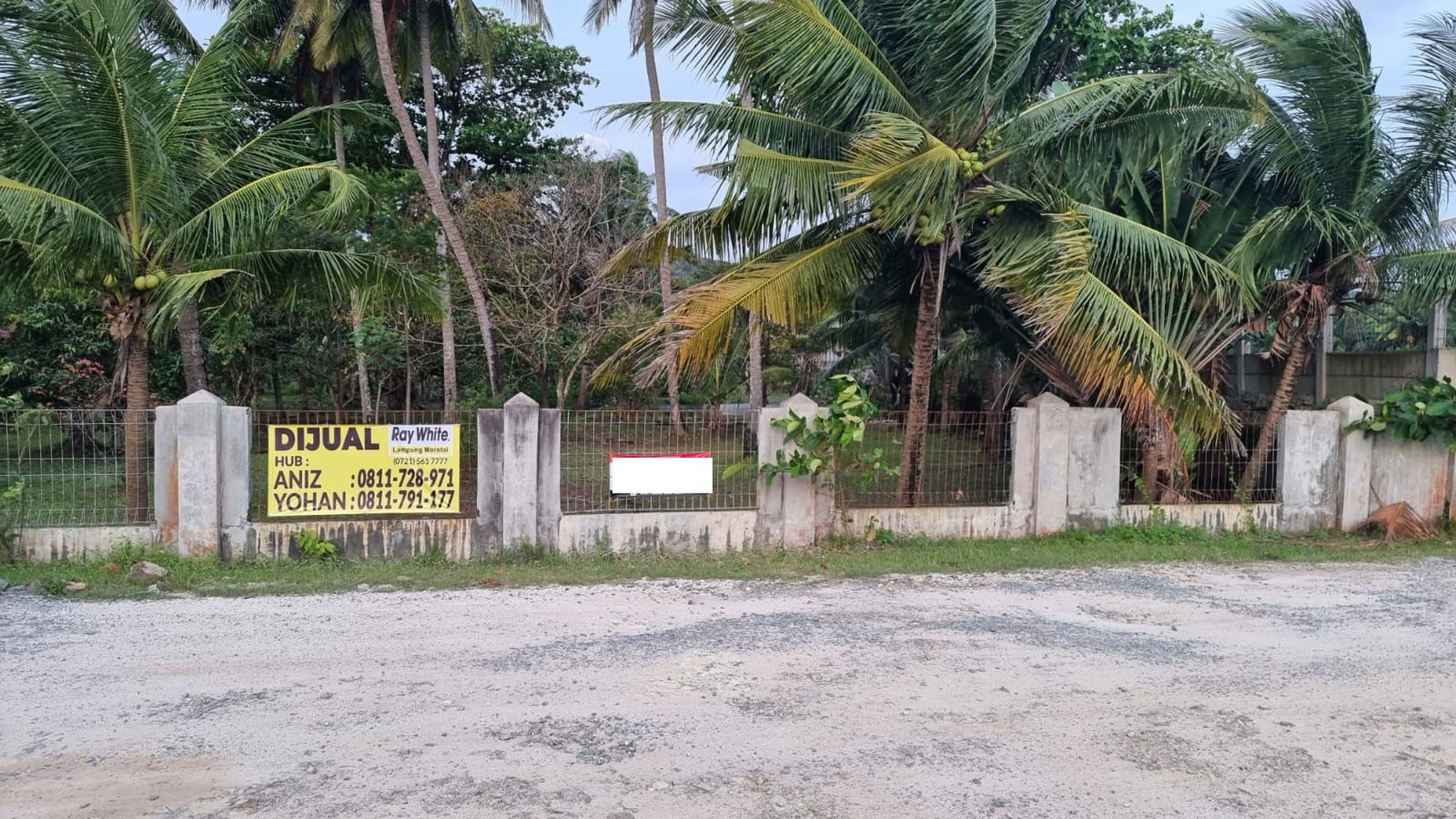 Dijual Tanah tepi pantai sebalang Murah 1,5 Juta/Meter